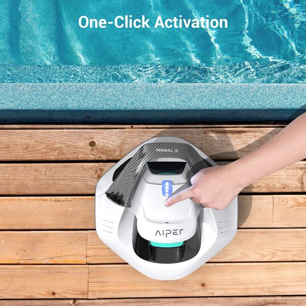 Cordless Robotic Pool Cleaner, Pool Vacuum with Dual-Drive Motors - Image 7