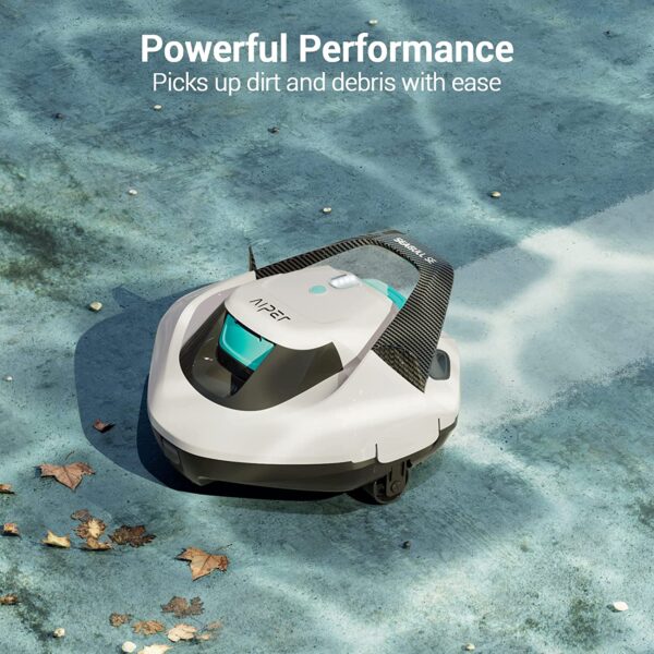 Cordless Robotic Pool Cleaner, Pool Vacuum with Dual-Drive Motors - Image 3