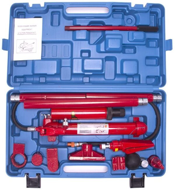 10 Ton Porta Power Hydraulic Jack Repair Kit Auto Shop Air Pump Lift Ram Body Frame Tool Heavy Set - Image 3