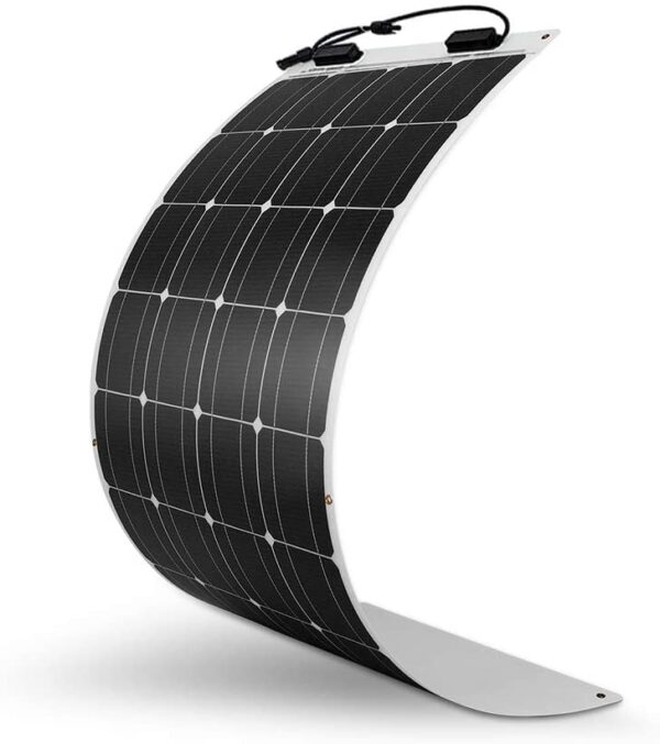 160 Watt 12 Volt Extremely Flexible Monocrystalline Solar Panel – Ultra Lightweight, Ultra Thin, Up to 248 Degree Arc, for RV, Boats, Roofs, Uneven Surfaces - Image 3
