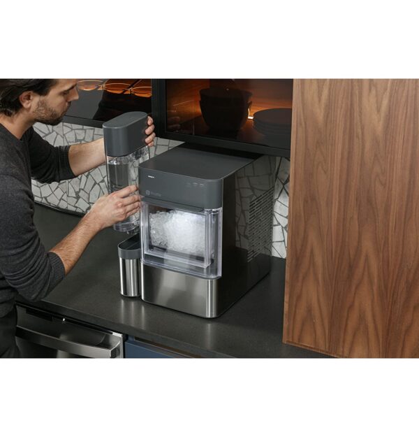 GE Profile Opal 2.0 | Countertop Nugget Ice Maker | Ice Machine with WiFi Connectivity | Smart Home Kitchen Essentials | Black Stainless - Image 19