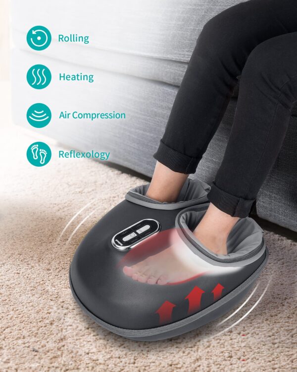 Nekteck Shiatsu Foot Massager Machine with Soothing Heat - Image 9