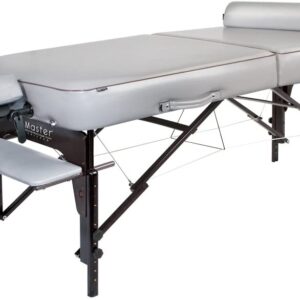 30′′ Montour Lx Massage Table Package with 3′′ Memory Foam,Dove Grey