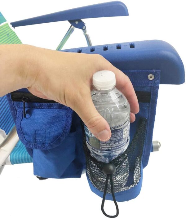 2019 2 Backpack Beach Chairs with Storage Pouch and Towel Bar - Image 6