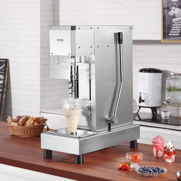Vevor Ice Cream Blender 750W High Speed Mixer 1740 RPM 304 Stainless Steel New - Image 10