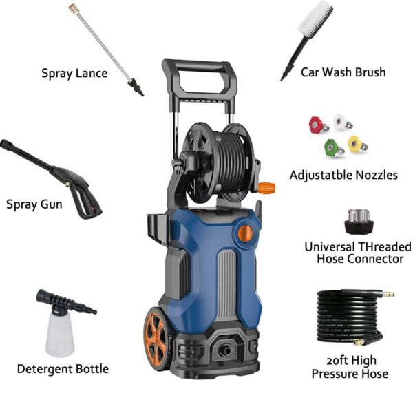 3800PSI 2.8GPM Electric Pressure Washer High Power Cleaner,Water Sprayer Machine - Image 3