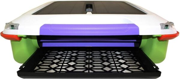 Solar Breeze Ariel Automatic Robot Solar Pool Skimmer with Easy to Empty Oversized Filter Tray and Integrated Smart Technology with Obstacle Avoidance, Plus Solar Powered Cordless Design - Image 2