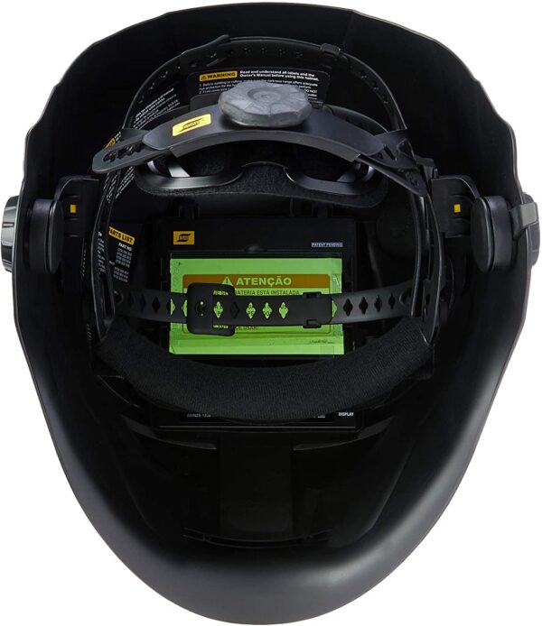 0700000800 Sentinel A50 Welding Helmet, Black, 3.93 x 2.36 in. (100 x 60 mm) Viewing Area. - Image 3