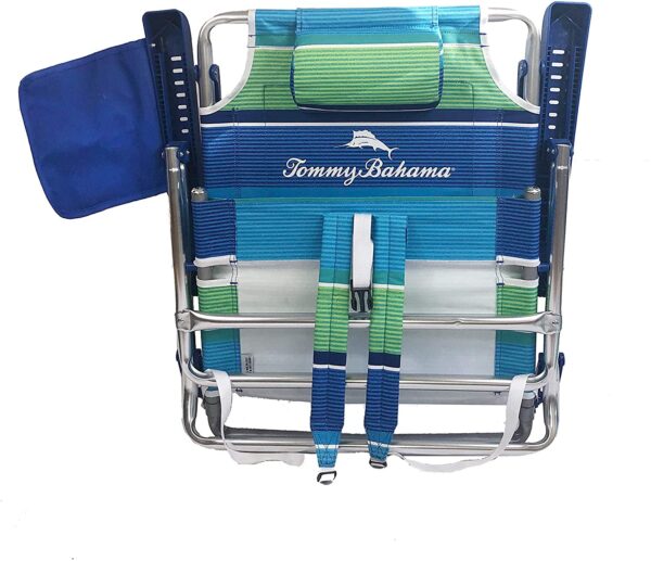 2019 2 Backpack Beach Chairs with Storage Pouch and Towel Bar - Image 7