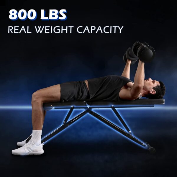 FLYBIRD Weight Bench, Adjustable Strength Training Bench for Full Body Workout - Image 6