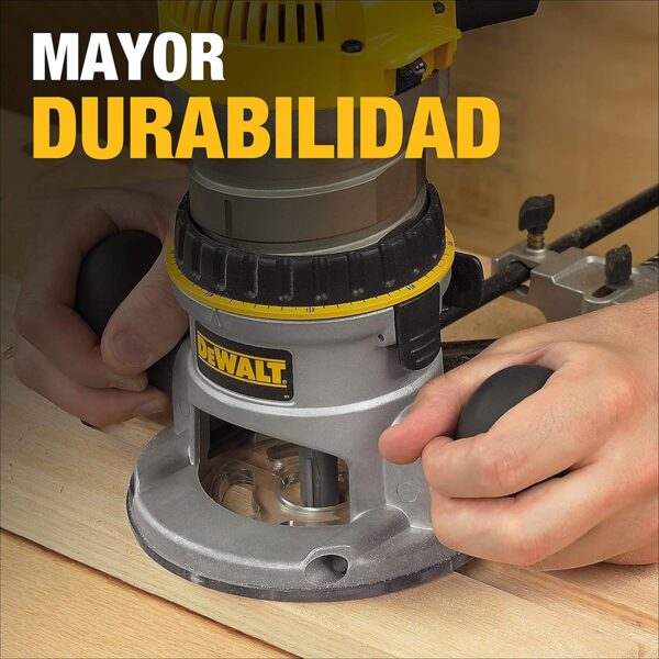 DEWALT Router, Fixed Base, 1-3/4-HP (DW616) , Yellow - Image 5