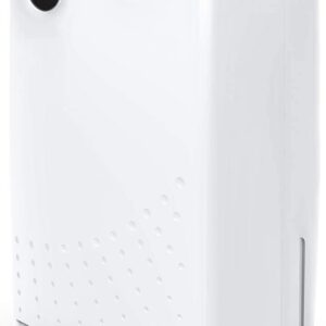 30 Pint Dehumidifier for Home Basements Bedroom Garage, Mid-Size Portable with Continuous Drain Hose Outlet and Wheel, 4 Gallons/Day Intelligent Humidity Control for Space Up to 1500 Sq Ft