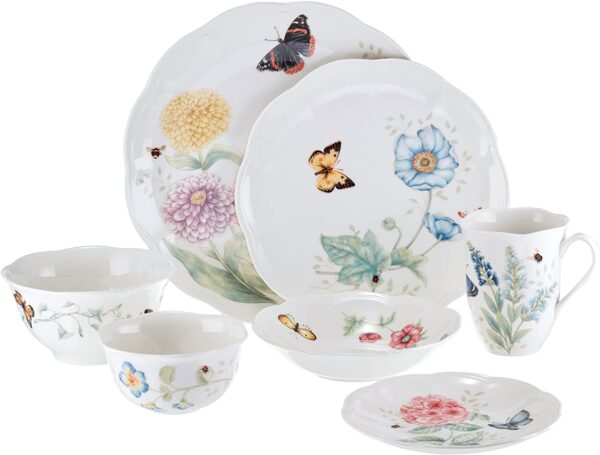 28 Piece Butterfly Meadow Classic Dinnerware Set - Image 4