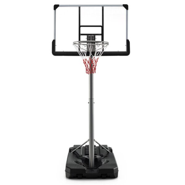 Portable Outdoor Basketball Hoop 64’’-79’’ Adjustable Poolside Basketball Goal System with 44" Backboard Wheeled Fillable Base - Image 12