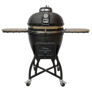 Grills 22 in. Kamado Pro Ceramic Charcoal Grill with Grill Cover