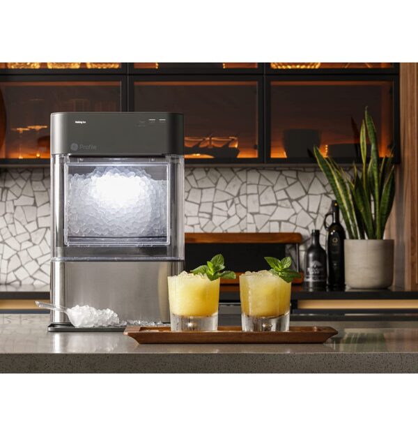 GE Profile Opal 2.0 | Countertop Nugget Ice Maker | Ice Machine with WiFi Connectivity | Smart Home Kitchen Essentials | Black Stainless - Image 36