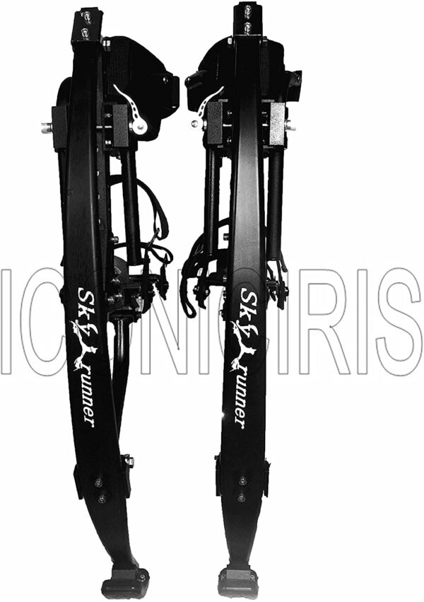2018 New Model Jumping Stilts POGO Stilts Kangaroo Shoes Bouncing Spring Stilts Men Women Fitness Exercise Black - Image 3