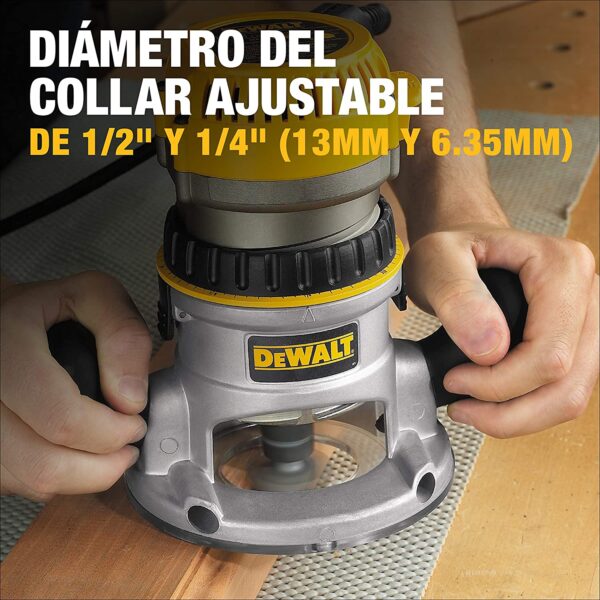 DEWALT Router, Fixed Base, 1-3/4-HP (DW616) , Yellow - Image 3