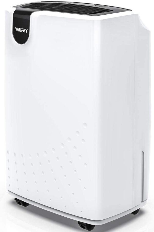 30 Pint Dehumidifier for Home Basements Bedroom Garage, Mid-Size Portable with Continuous Drain Hose Outlet and Wheel, 4 Gallons/Day Intelligent Humidity Control for Space Up to 1500 Sq Ft - Image 2