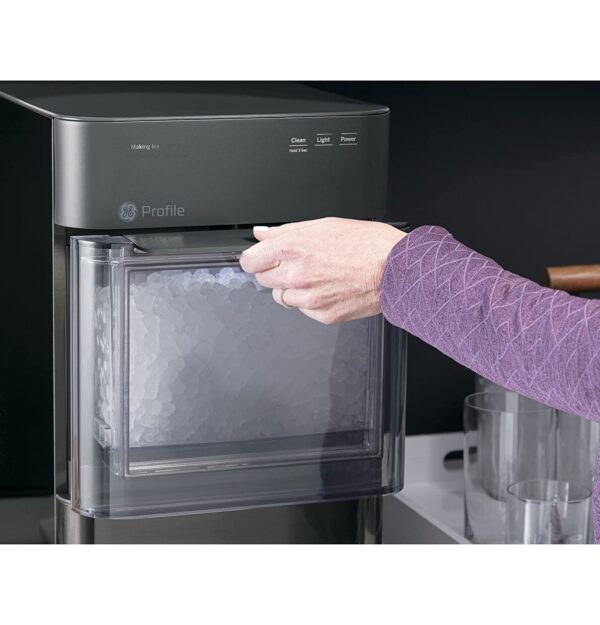 GE Profile Opal 2.0 | Countertop Nugget Ice Maker | Ice Machine with WiFi Connectivity | Smart Home Kitchen Essentials | Black Stainless - Image 27
