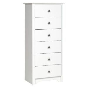 6-Drawer Chest, White