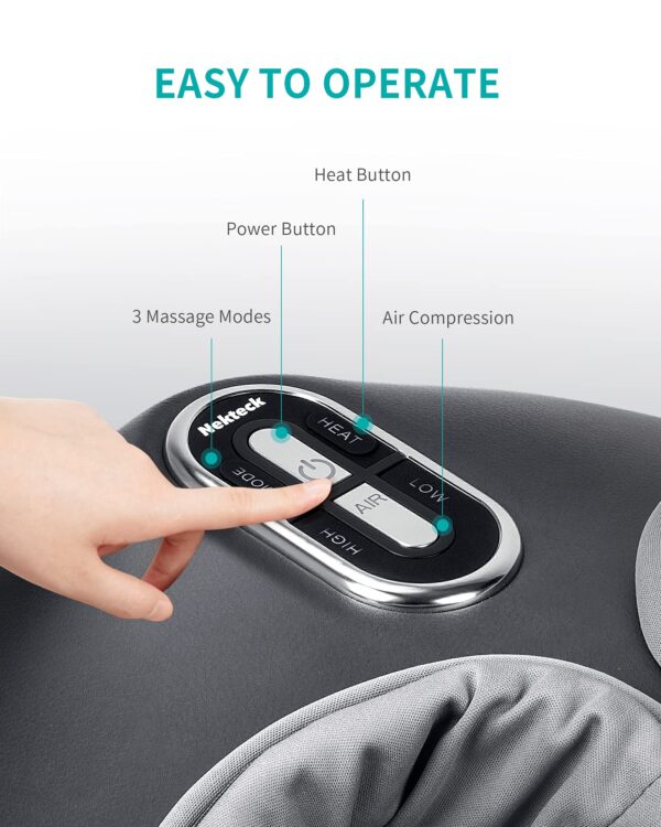 Nekteck Shiatsu Foot Massager Machine with Soothing Heat - Image 8