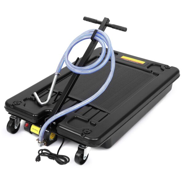 17 Gal Electric Oil Drain with 110V Pump & 8 Ft Hose,Low Profile & T Folding Handle Oil Drain Cart for Truck Cars SUVs - Image 8