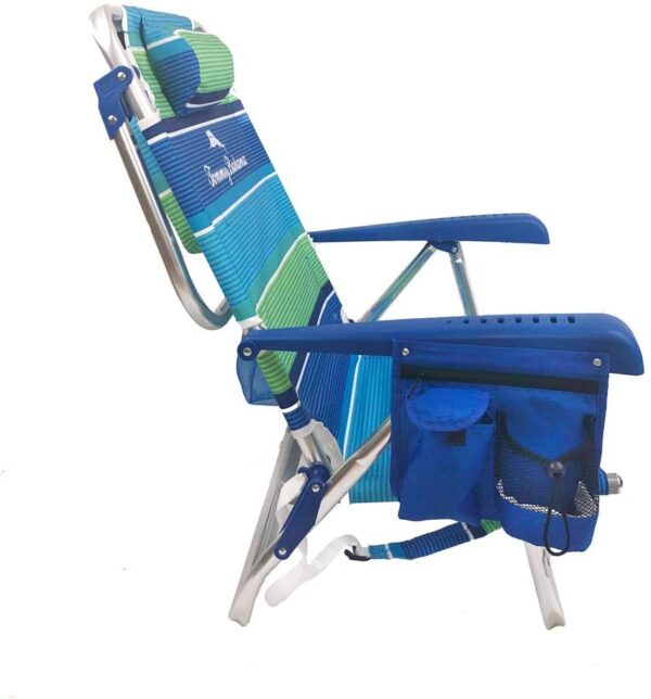 2019 2 Backpack Beach Chairs with Storage Pouch and Towel Bar - Image 4