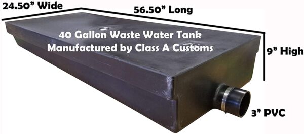 40 Gallon RV Waste Black Water Holding Tank WT-4000 - Image 9
