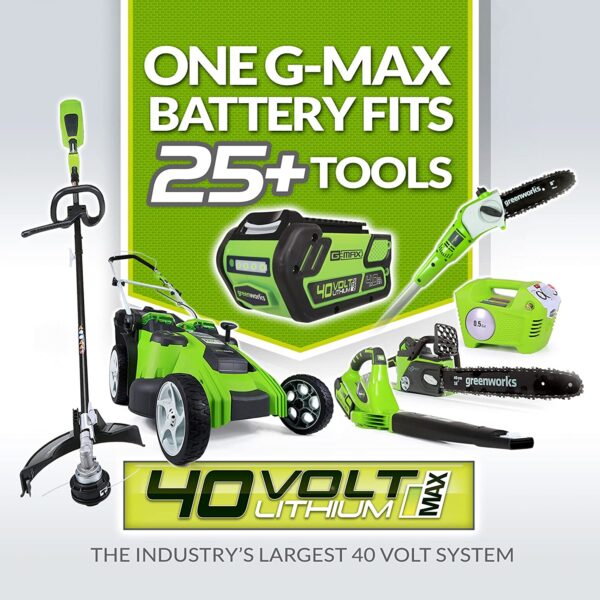 40V 185 MPH Variable Speed Cordless Leaf Blower/Vacuum, 4.0Ah Battery and Charger Included 24322 - Image 12