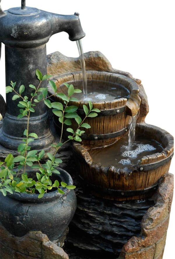 Glenville Water Pump Cascading Water Fountain - Image 3