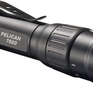 7600 Rechargeable Tactical Flashlight (Black)