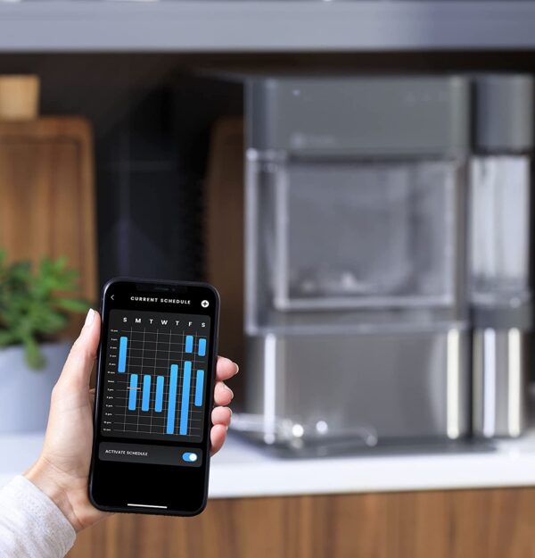 GE Profile Opal 2.0 | Countertop Nugget Ice Maker | Ice Machine with WiFi Connectivity | Smart Home Kitchen Essentials | Black Stainless - Image 17