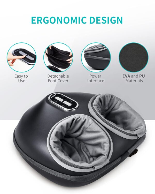 Nekteck Shiatsu Foot Massager Machine with Soothing Heat - Image 7