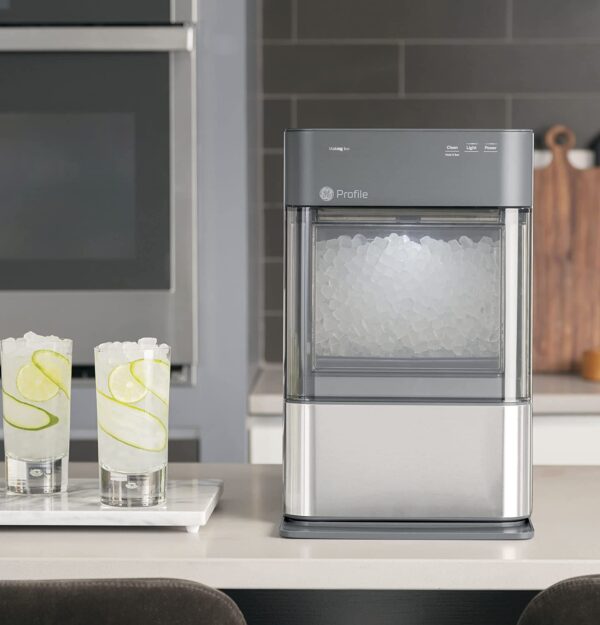 GE Profile Opal 2.0 | Countertop Nugget Ice Maker | Ice Machine with WiFi Connectivity | Smart Home Kitchen Essentials | Black Stainless - Image 34