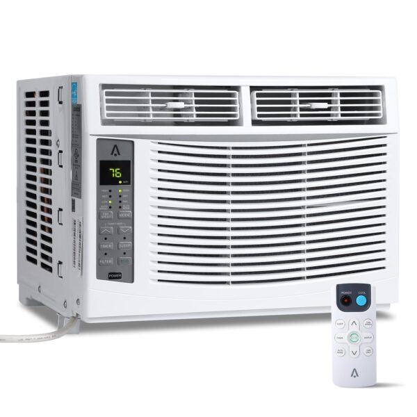 Window Air Conditioner With Reusable Filter & Controls, 6000 BTU 115V~, Suitable for 250 Sq.Ft - Image 8