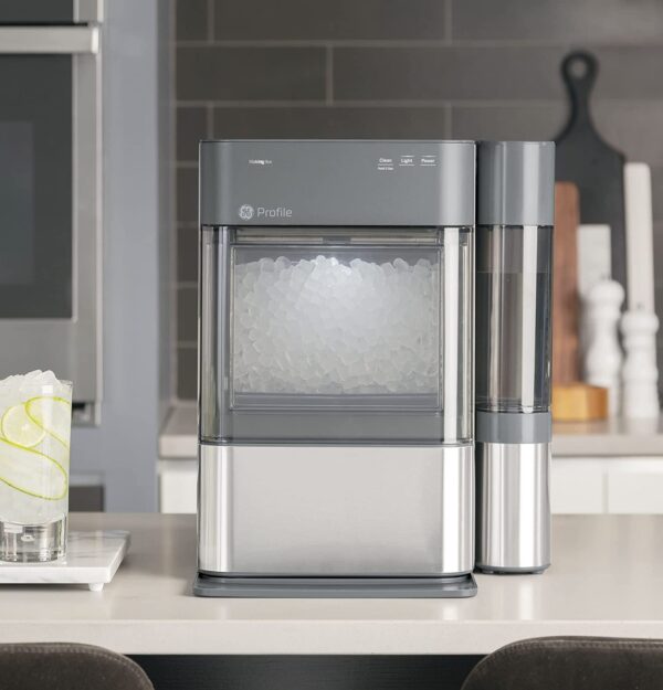 GE Profile Opal 2.0 | Countertop Nugget Ice Maker | Ice Machine with WiFi Connectivity | Smart Home Kitchen Essentials | Black Stainless - Image 16