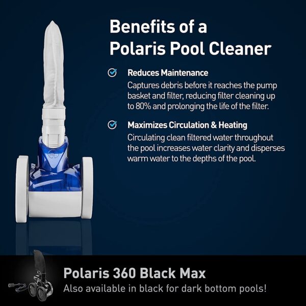 Polaris Vac-Sweep 360 Pressure Inground Pool Cleaner, Triple Jet Powered - Image 5